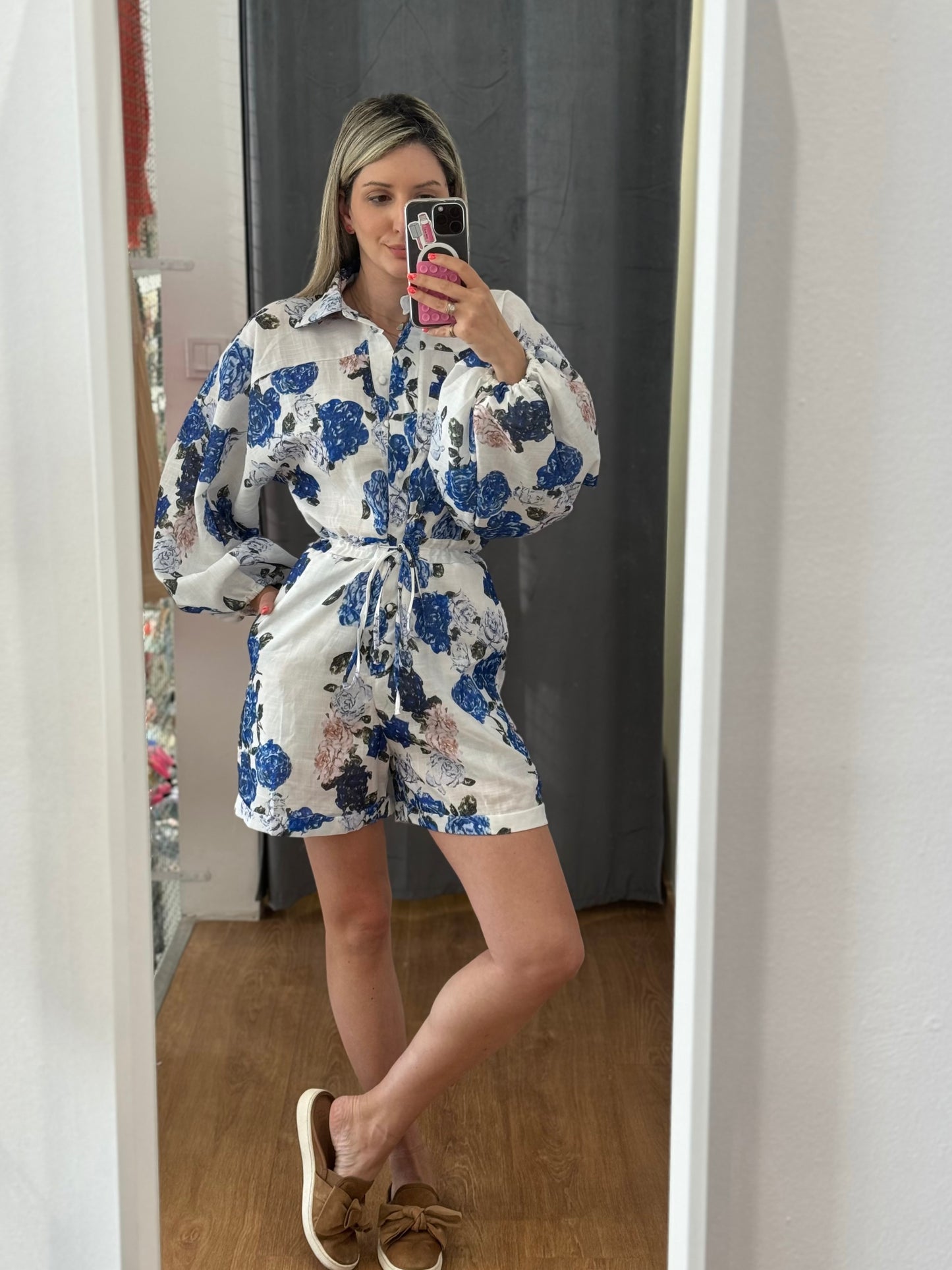 Blue Flowers one piece