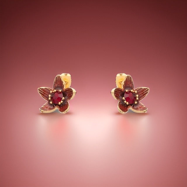 Earrings mini floret