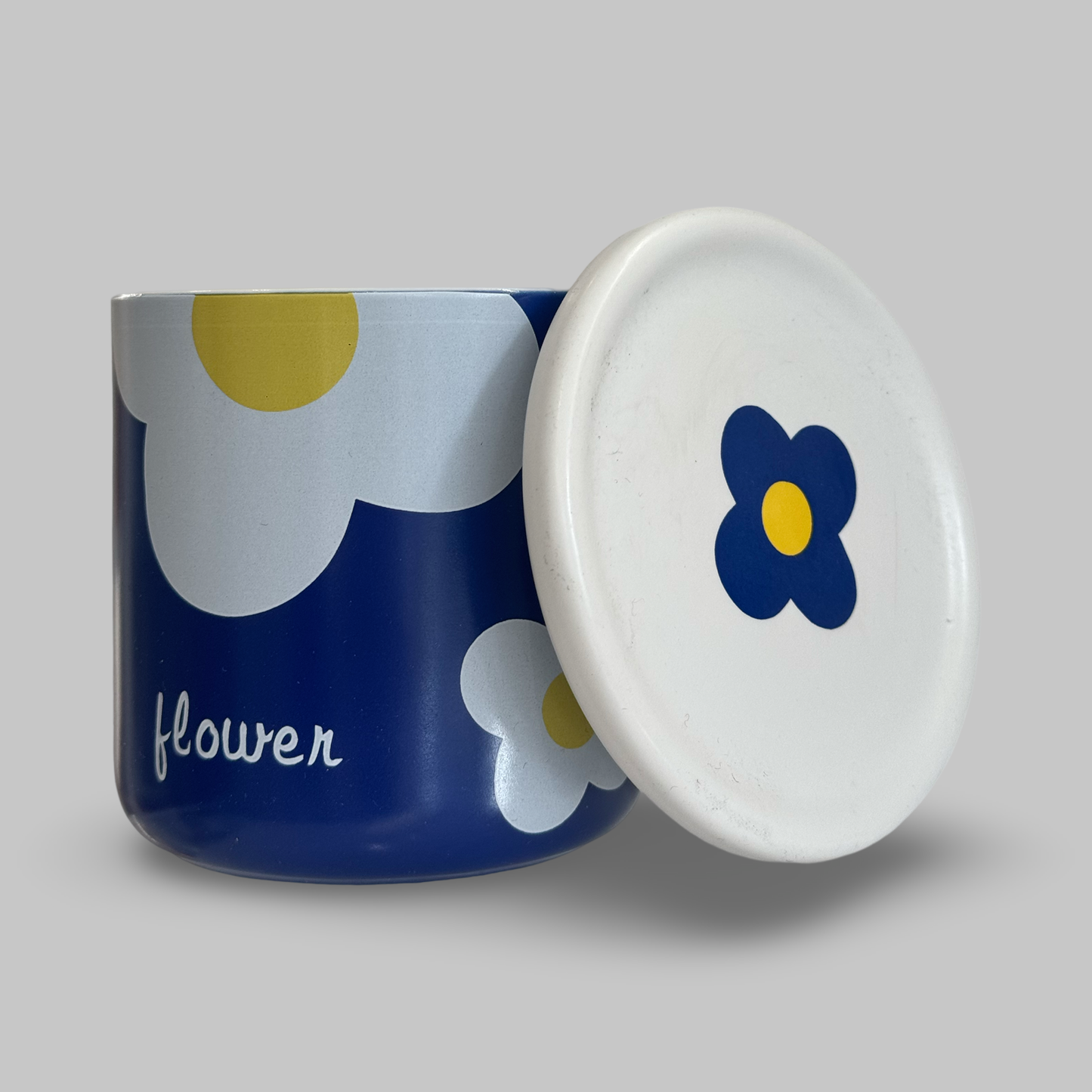 Flower Mug Blue