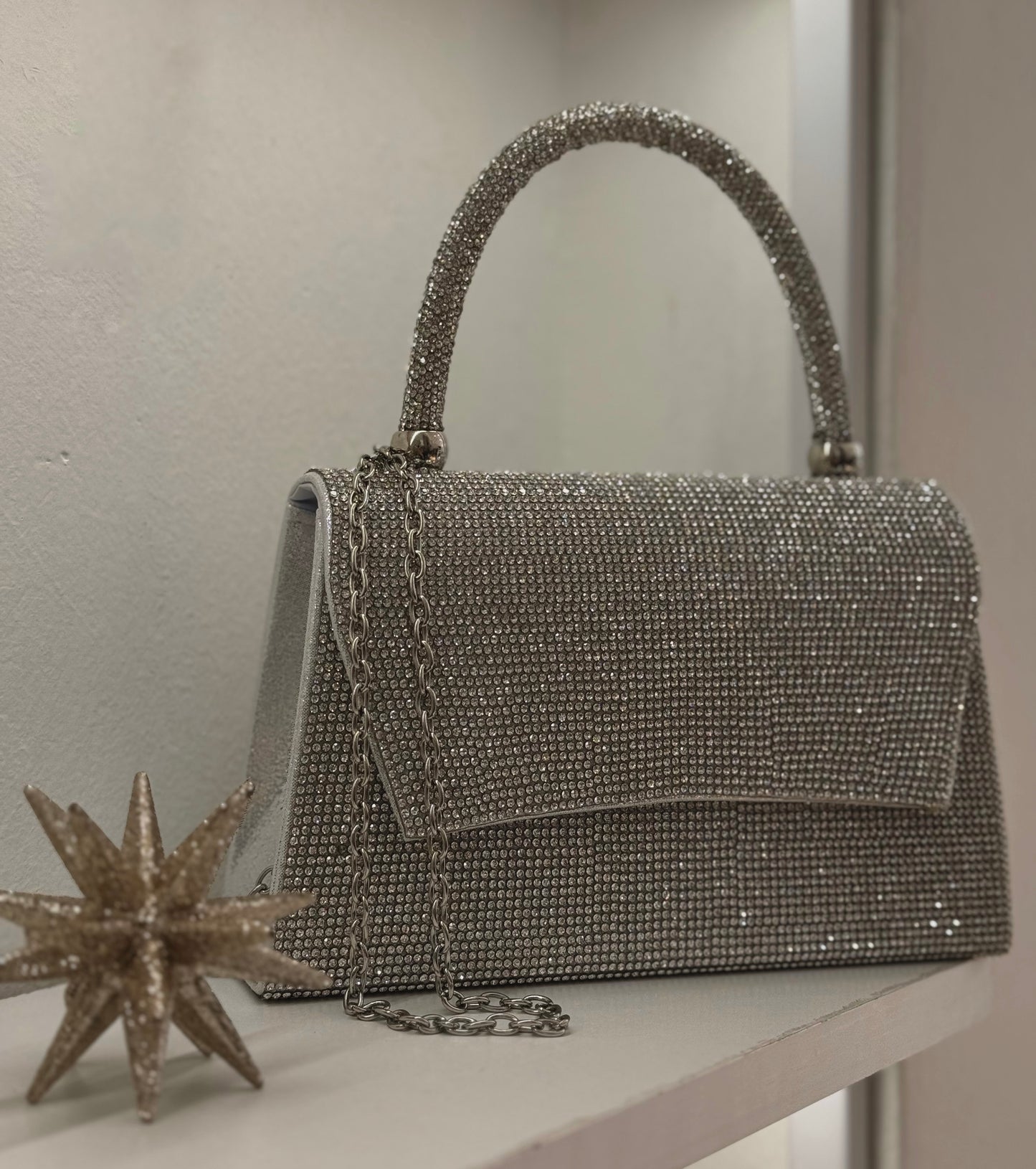 Festive Mini Bag Silver