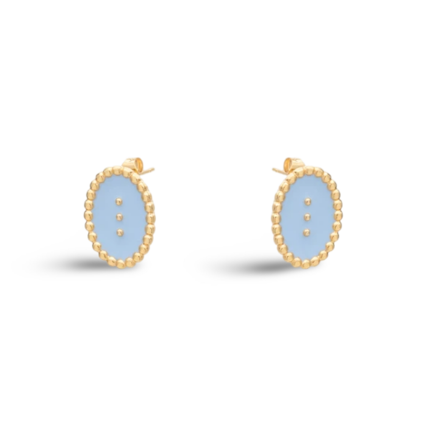 Three Wishes Earrings light blue