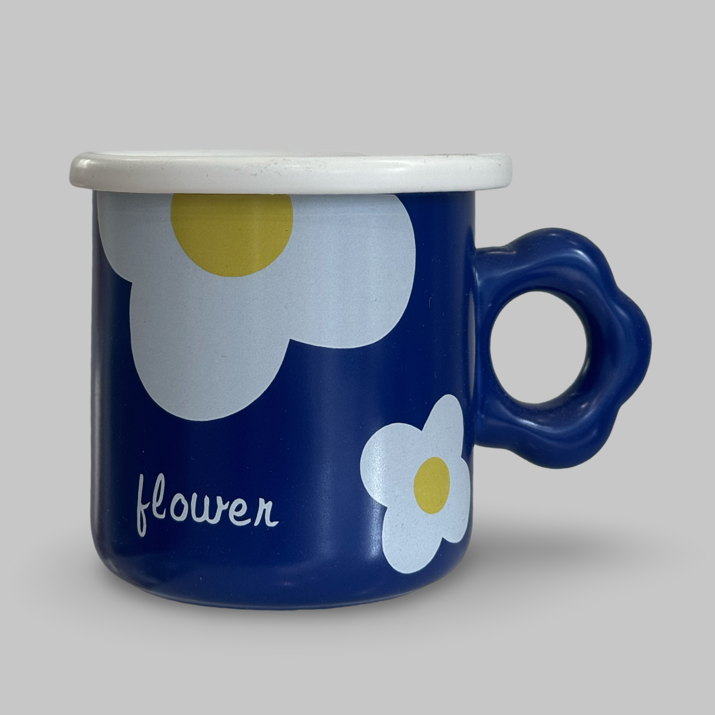 Flower Mug Blue