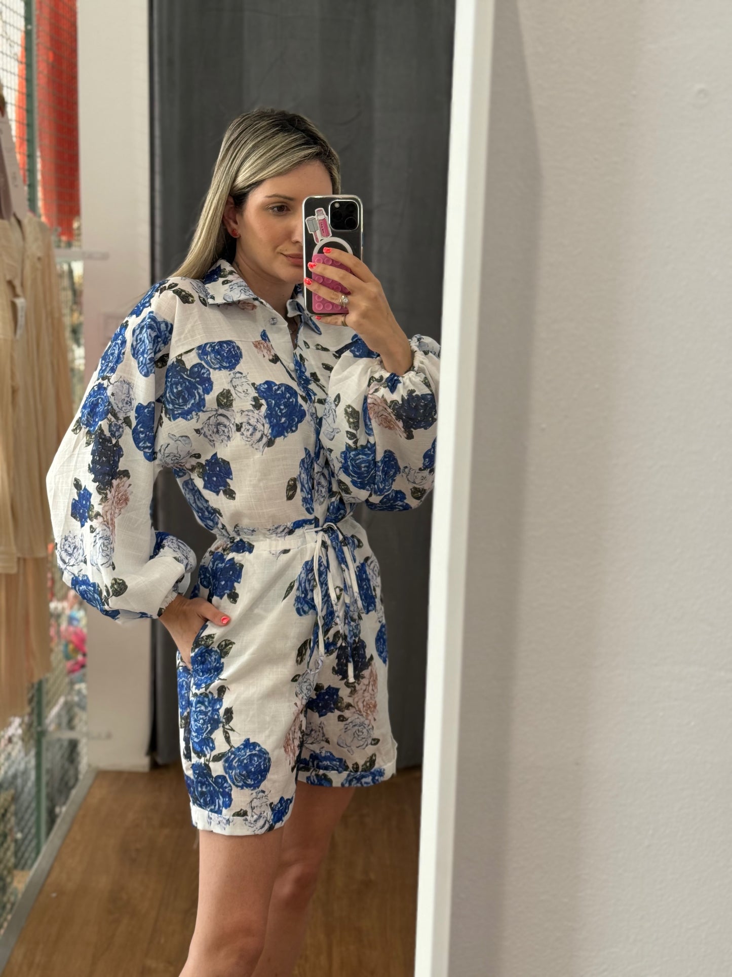 Blue Flowers one piece