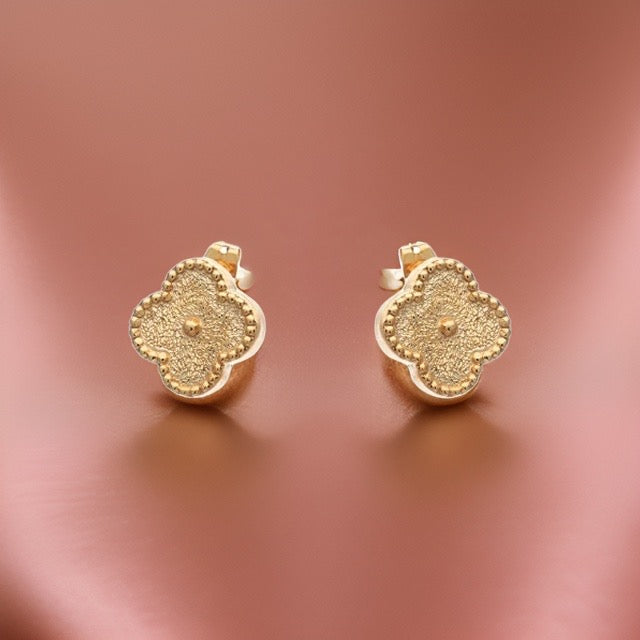 Earrings Royal flower Gold