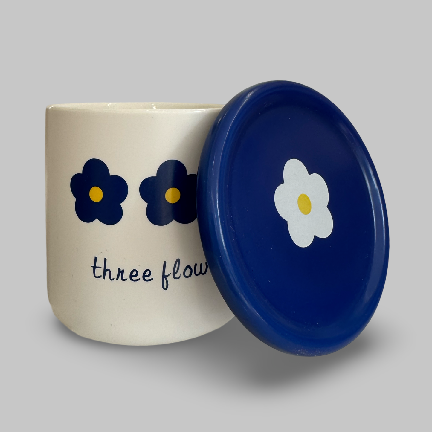 Flower Mug white