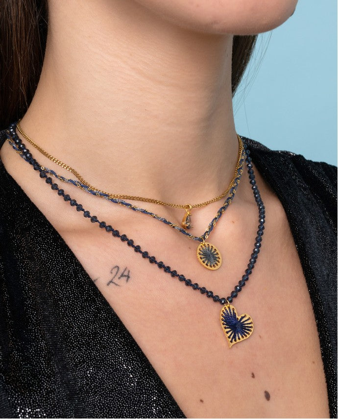Heartfelt Grove Necklace Blue