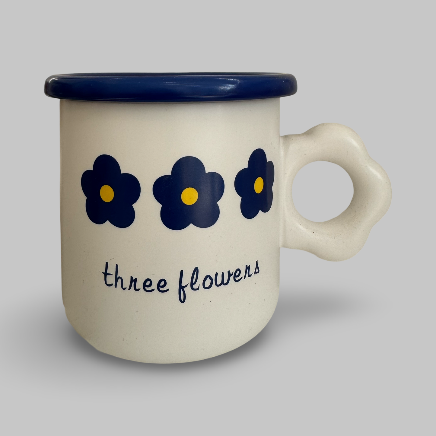 Flower Mug white