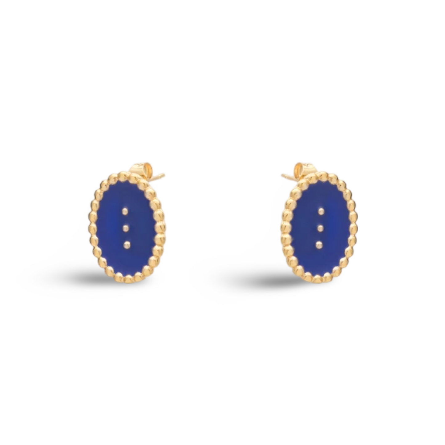 Three Wishes Earrings Blue