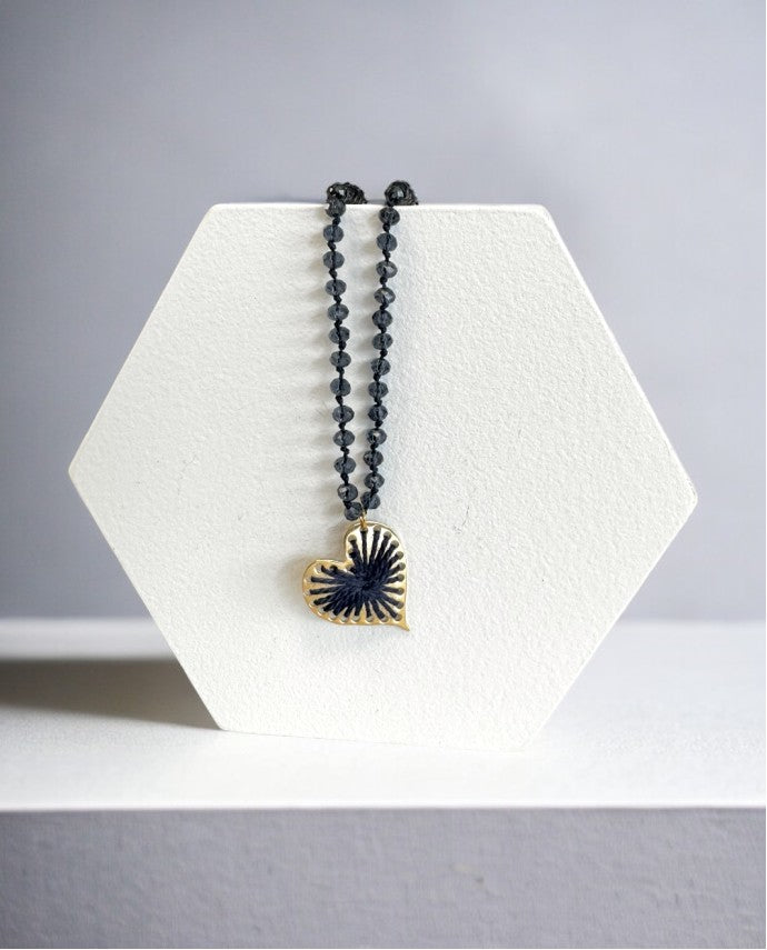 Heartfelt Grove Necklace Blue