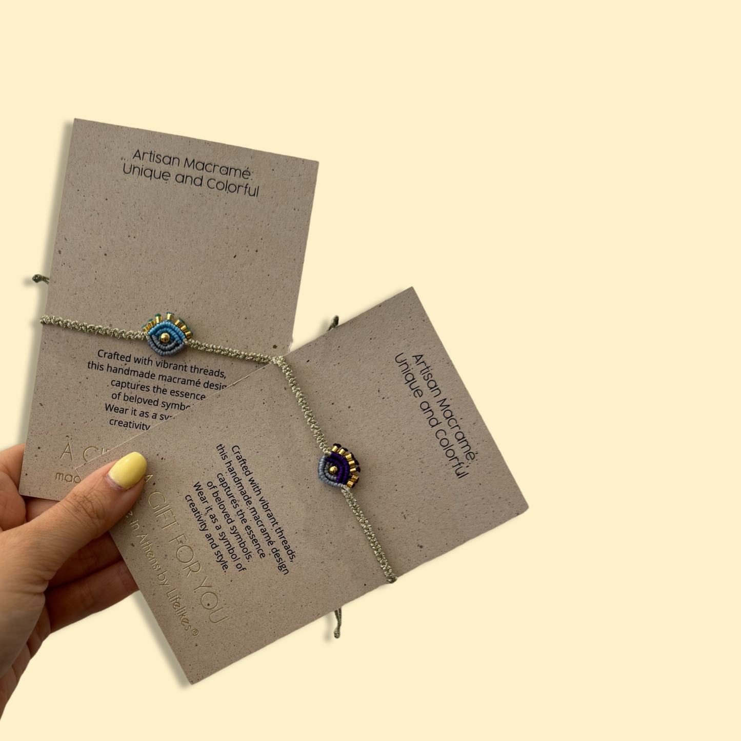 Macrame Eye Bracelet Ciel