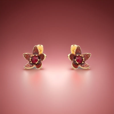Earrings mini floret