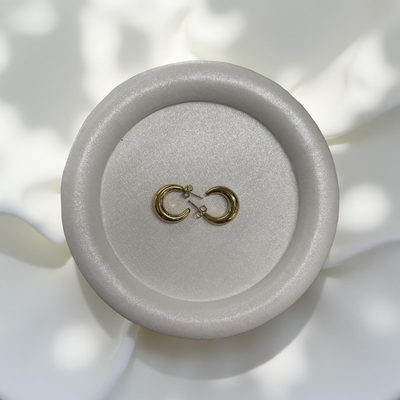 Basic Earrings Gold Medium