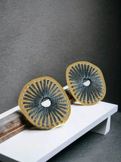 Fungo Earrings Grey