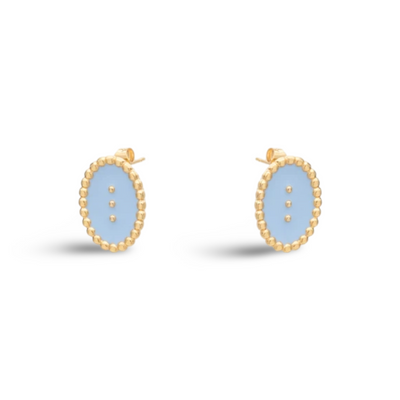 Three Wishes Earrings light blue