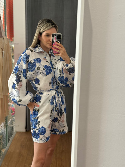 Blue Flowers one piece