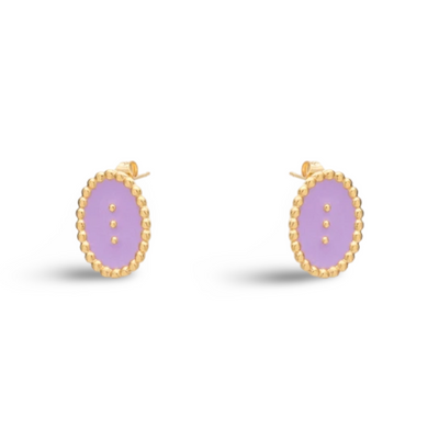 Three Wishes Earrings Lilac