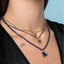 Heartfelt Grove Necklace Blue