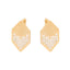 Rhombus Earrings White