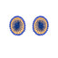 Rozeta Earrings Blue