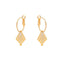 Dalia Earrings White