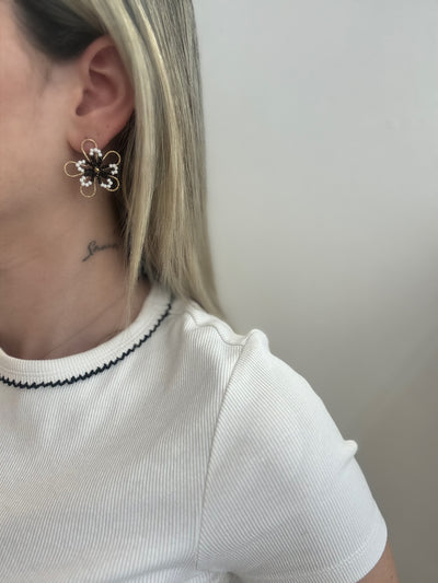 Avra Earrings Black