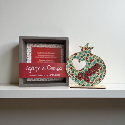 Χειροποίητο Γούρι Ρόδι «Αγάπη»