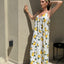 Aria Dress Lemons White